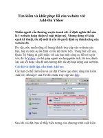 Tìm kiếm và khắc phục lỗi của website với Add-On ppt