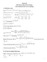 Luyện tập : Tích vô hướng của hai véc tơ