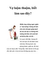 Vợ luộm thuộm, biết làm sao đây? doc