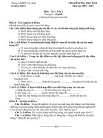 ĐỀ THI KI II- đap an- 2009/2010