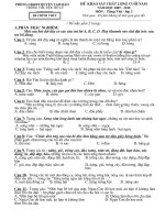 DE + DA KSCL CUOI NAM L3