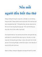 Nếu mỗi người đều biết tha thứ ppt