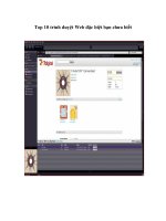 Top 10 trình duyệt Web đặc biệt bạn chưa biết- P1 pdf