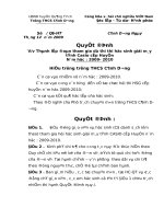 Hồ sơ tài chính thi học sinh giỏi máy tính