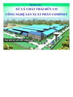 xử lý chất thải hữu cơ công nghệ sản xuất phân compost