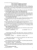 Phương pháp giải este Phần 1