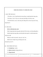 Giáo án Vật lý lớp 9 - ÁNH SÁNG TRẮNG VÀ ÁNH SÁNG MÀU pdf