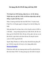 Sử dụng đĩa RAM để tăng tuổi thọ SSD doc