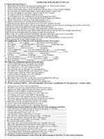 Exercises for unit 10