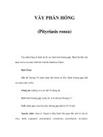 VẢY PHẤN HỐNG (Pityriasis rosea) pot