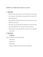Bài giảng lý 12 - MOMEN LỰC MOMEN QUÁN TÍNH CỦA VẬT RẮN pps