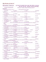 Tốt nghiệp Anh văn 2010 số 18