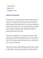 Bạn sẽ chọn dịch vụ bản đồ trực tuyến nào- P3 pps