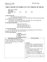 tiết28.thực hành về nghĩa của từ..