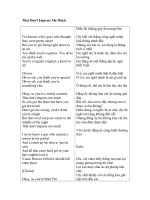 That Don''''t Impress Me Much pps