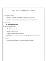 Giáo án Vật lý lớp 9 - QUAN HỆ GIỮA GÓC TỚI VÀ GÓC KHÚC XẠ pot