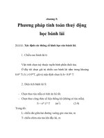 Lập chương trình tính toán thủy động học bánh lái, chương 5 ppsx