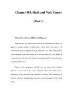 Chapter 084. Head and Neck Cancer (Part 2) ppt