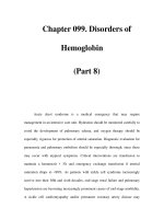 Chapter 099. Disorders of Hemoglobin (Part 8) pdf