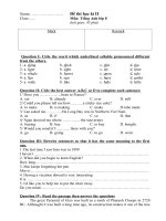 De KT Anh 8 HKII cuc chuan