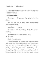 LẬP QUI TRÌNH HẠ THỦY TÀU TRỌNG TẢI LỚN TRÊN ĐÀ TRƯỢT NGHIÊNG, chương 1 pot