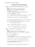 Chuyên đề giải BT bằng PP tọa độ 12