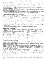 đề cương ôn tập HK2-lớp 10