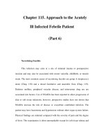 Chapter 115. Approach to the Acutely Ill Infected Febrile Patient (Part 6) docx