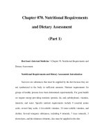 Chapter 070. Nutritional Requirements and Dietary Assessment (Part 1) docx