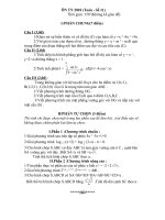 ÔN TN 2010(Toán -Số 11)