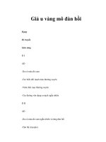 Giả u vàng mô đàn hồi pdf
