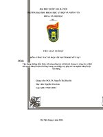 Vận dụng những kiến thức, kỹ năng công tác xã hội nói chung và công tác xã hội với người khuyết tật nói riêng trong can thiệp, trợ giúp trẻ em nghèo khuyết tật vận động