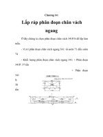thiết kế quy trình công nghệ lắp ráp các phân đoạn trên đà trượt nghiêng, chương 14 doc