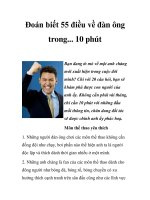 Đoán biết 55 điều về đàn ông trong... 10 phút ppsx