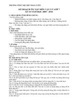 ĐỀ CƯƠNG ÔN TẬP HKII VẠT LÝ 7