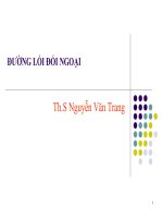 ĐƯỜNG LỐI ĐỐI NGOẠI pps