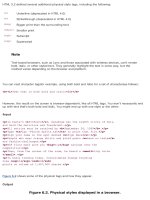 Sams Teach Yourself Web Publishing with HTML and CSS in One Hour a Day (5th Edition) P17 doc