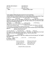 Đề kiểm tra (Tiết 129)