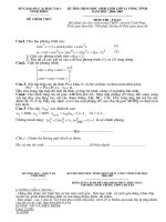 HSG toán 11 chuyên Vĩnh Phúc 2007