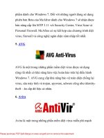 10 chương trình diệt virus tốt nhất cho Windows 7- P2 pdf
