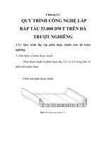 thiết kế quy trình công nghệ lắp ráp các phân đoạn trên đà trượt nghiêng, chương 12 pot