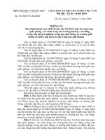 Thông tư ban hành danh mụ dạy học môn GDQP-AN