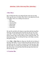 Các lệnh trong thẻ filter pptx