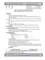 BÀI 2: THÔNG TIN XUNG QUANH TA