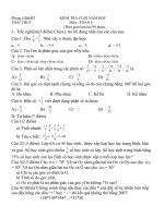 Đề Toán 6- Cuối năm 2