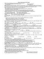 ĐỀ THI THỬ ĐH SỐ 6 MÔN SINH HỌC