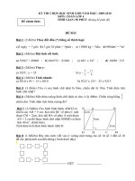 DE KHAO SAT CLHSG KHOI 4 CO DAP AN