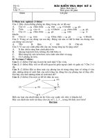 de kiem tra HK2 sinh 9(chuan)