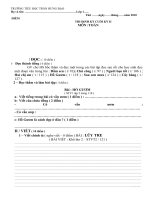 đề kiểm tra cuối kì 2 - lớp 1