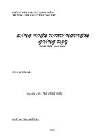 Sáng kiến kinh nghiệm mẫu chuẩn